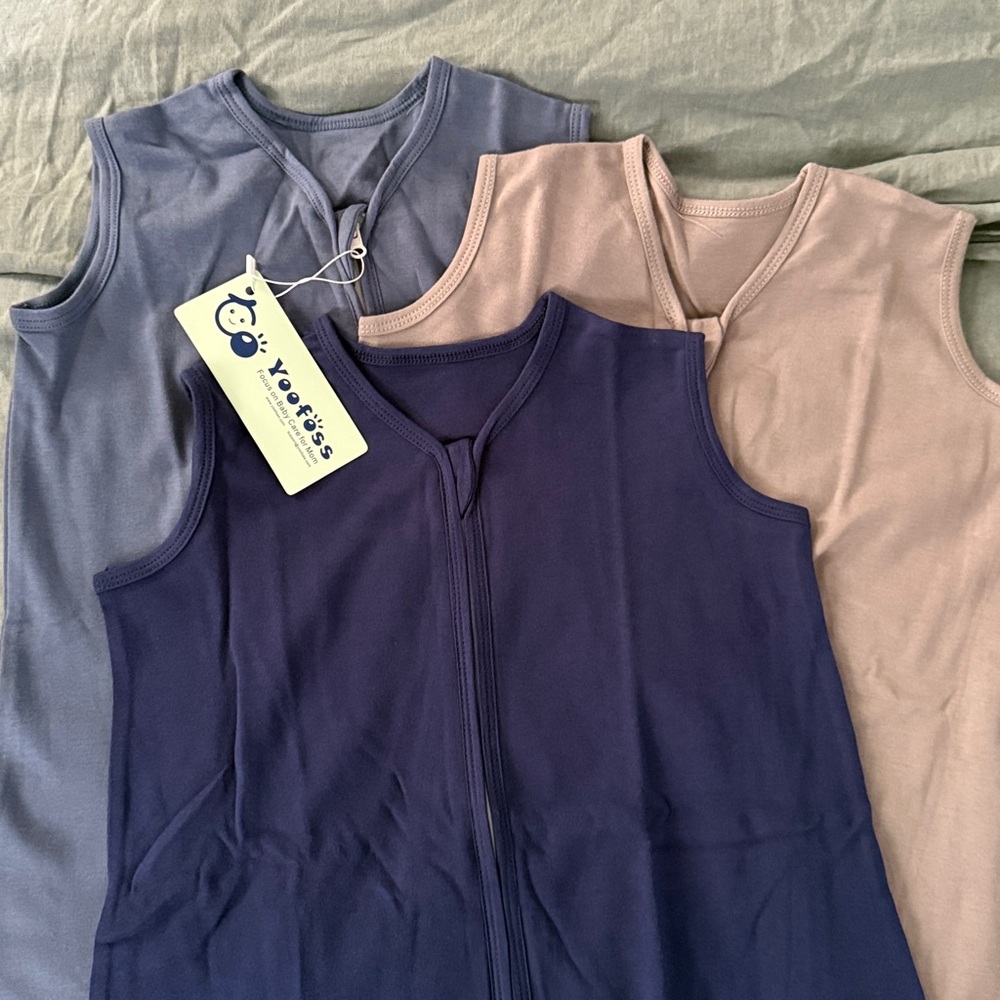 YOOFOS sleep sack. Set of 3. Size L (12-18 months). Never used. New with tags.